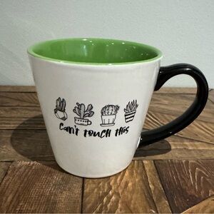 10 Strawberry Street Coffee Mug Can't Touch This Cactus 20 oz